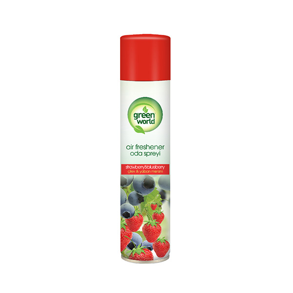 10900656 - Green World Освежитель воздуха 400 мл - Strawberry & Bluberry