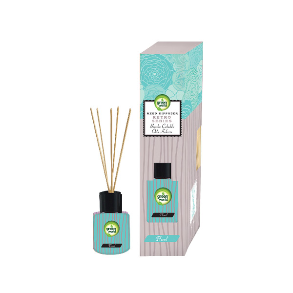10901832 - Green World Reed Diffuser  Retro   40 ml - Floral